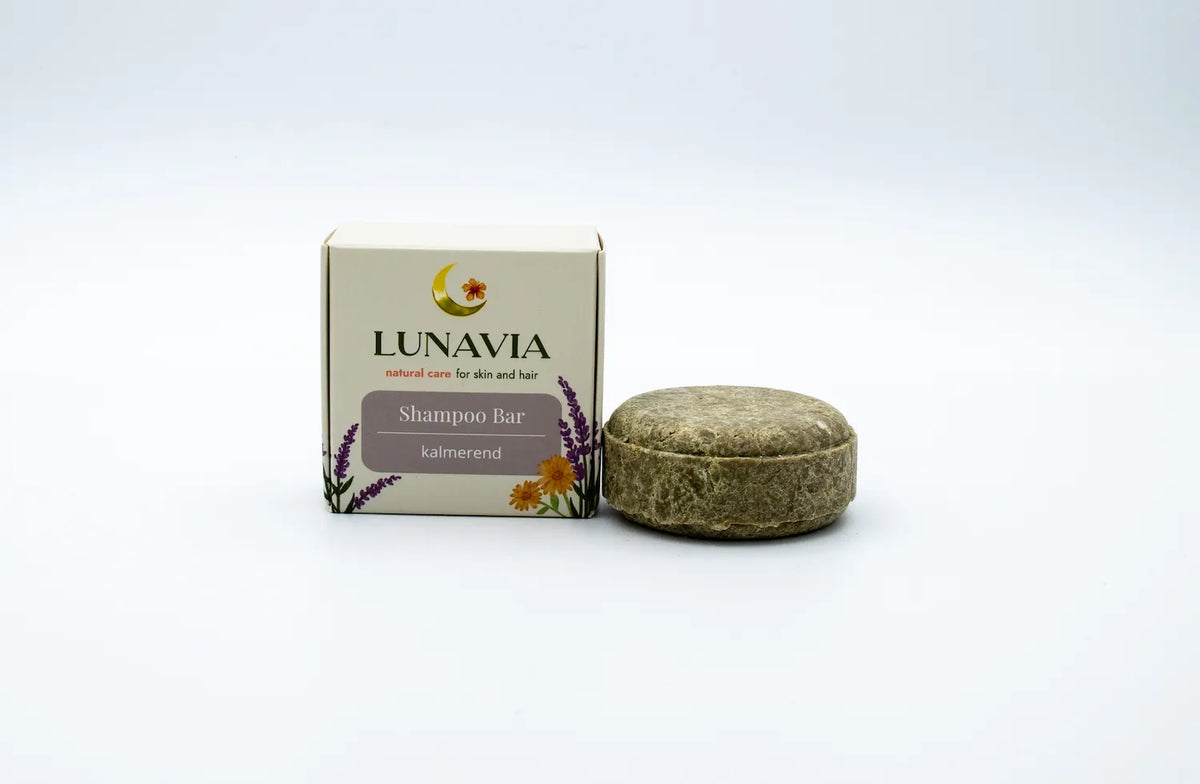Kalmerende shampoo bar voor gevoelige hoofdhuid