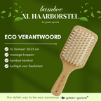 Bamboe Haarborstel XL