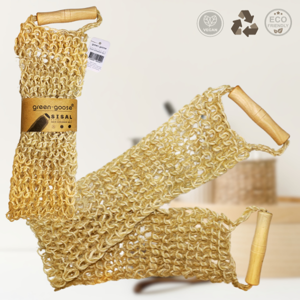 Rugscrubber Sisal Bamboe