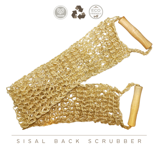 Rugscrubber Sisal Bamboe